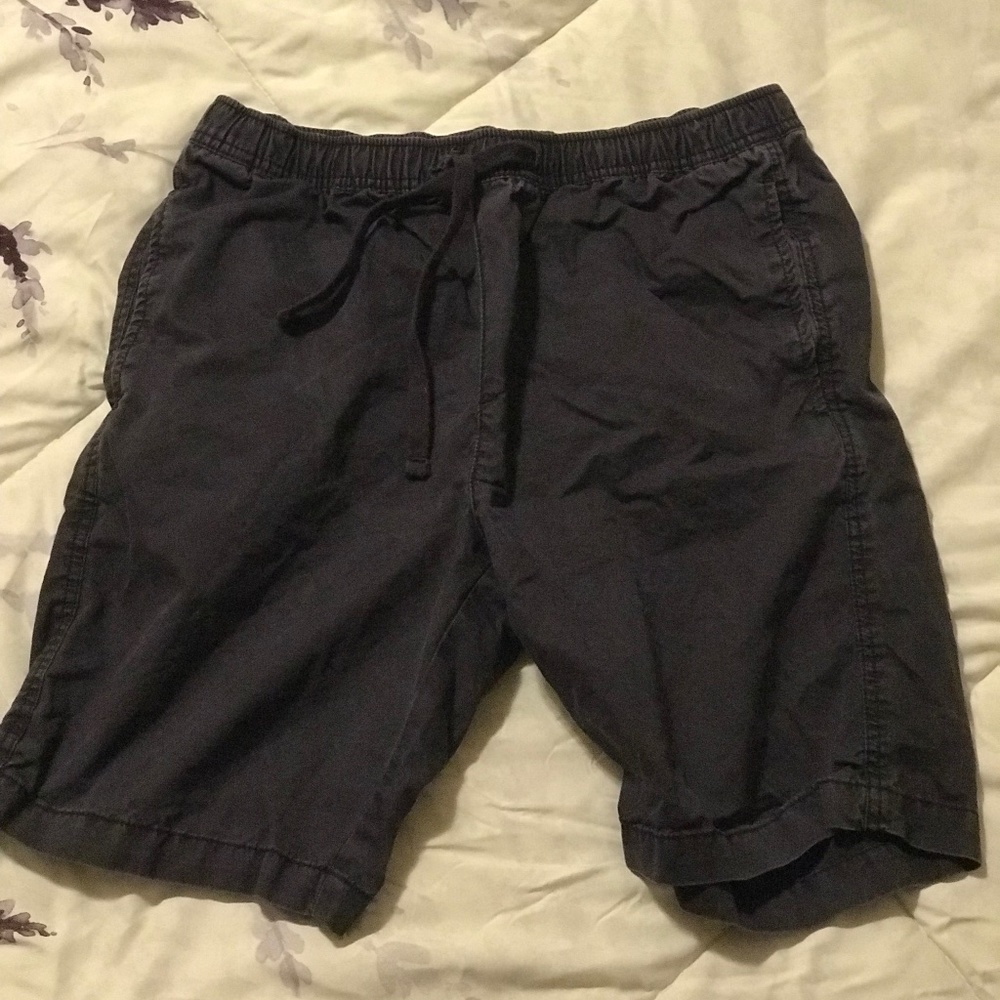 Navy Canvas Short